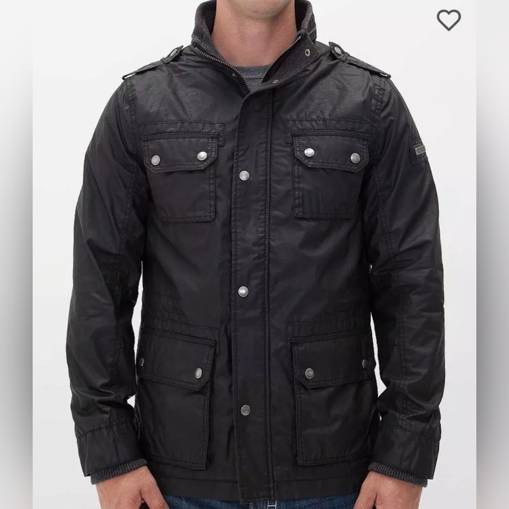 Buffalo David Bitton Jaffa Cargo Men's Jacket Medium Black